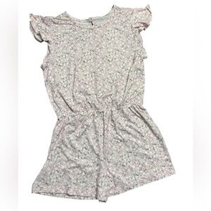 Jessica Simpson Floral Ruffle Sleeve Romper